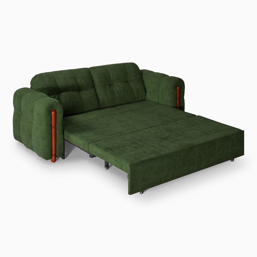 back of green day bed sofa