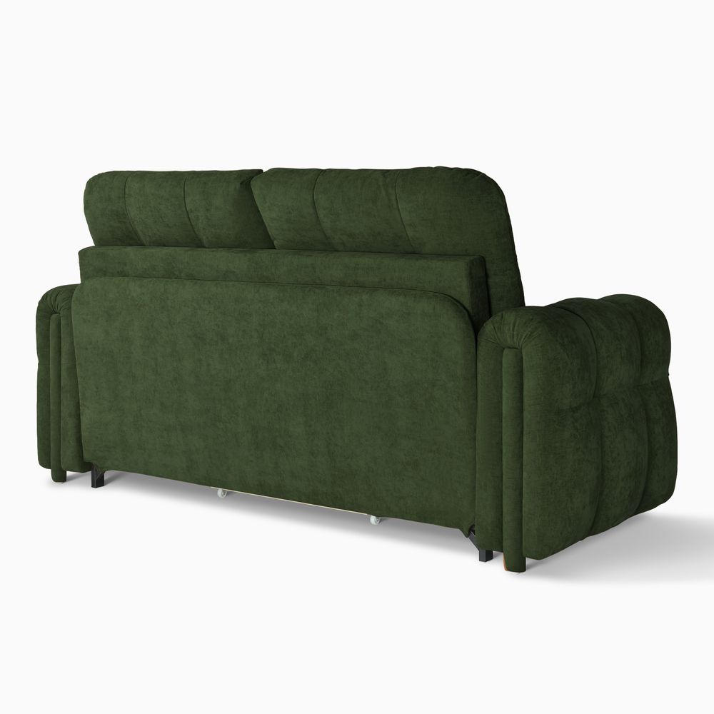 cotton linen fabric green day bed sofa