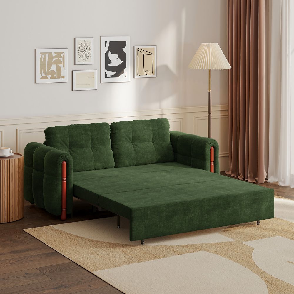 convertible green day bed sofa