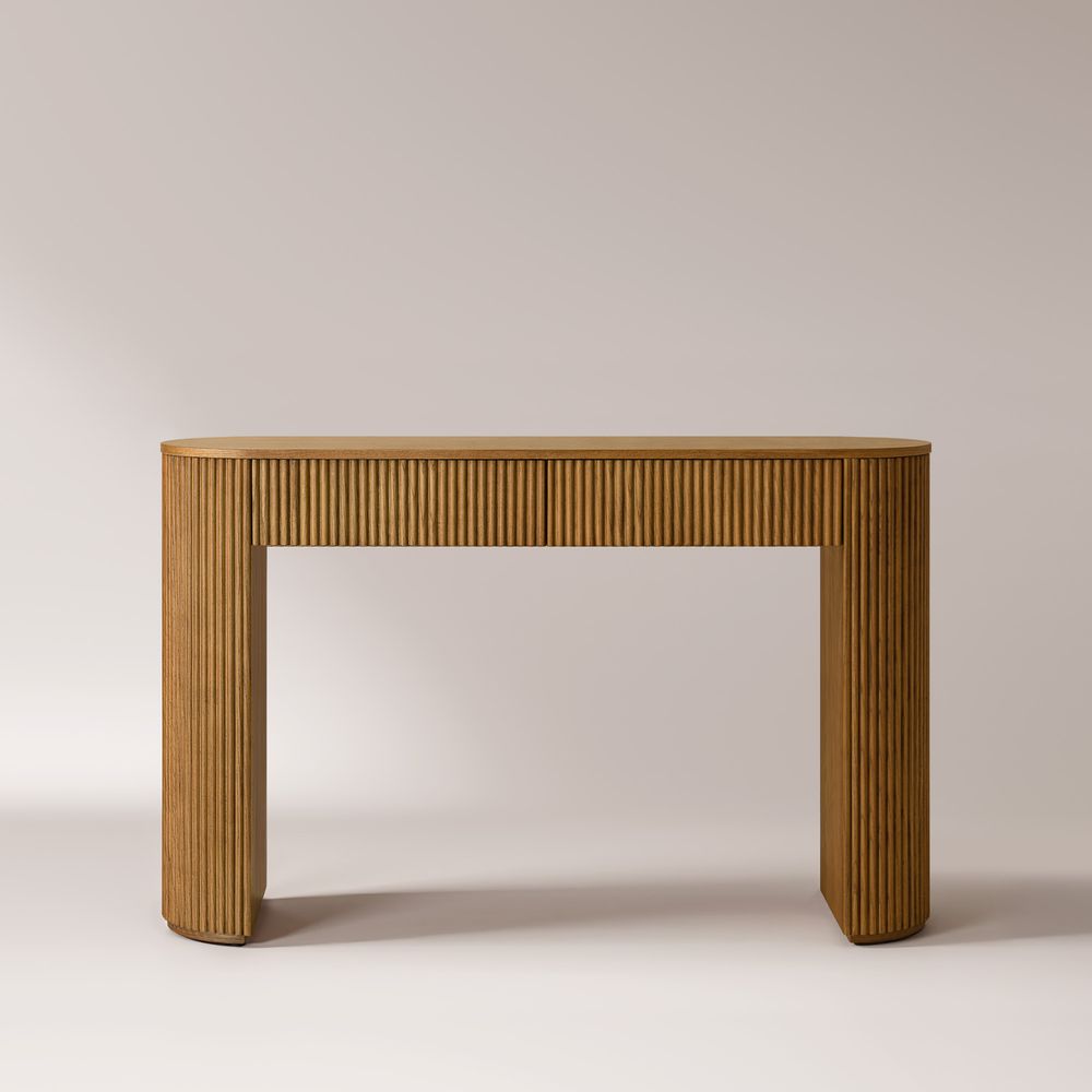 console table with drawers