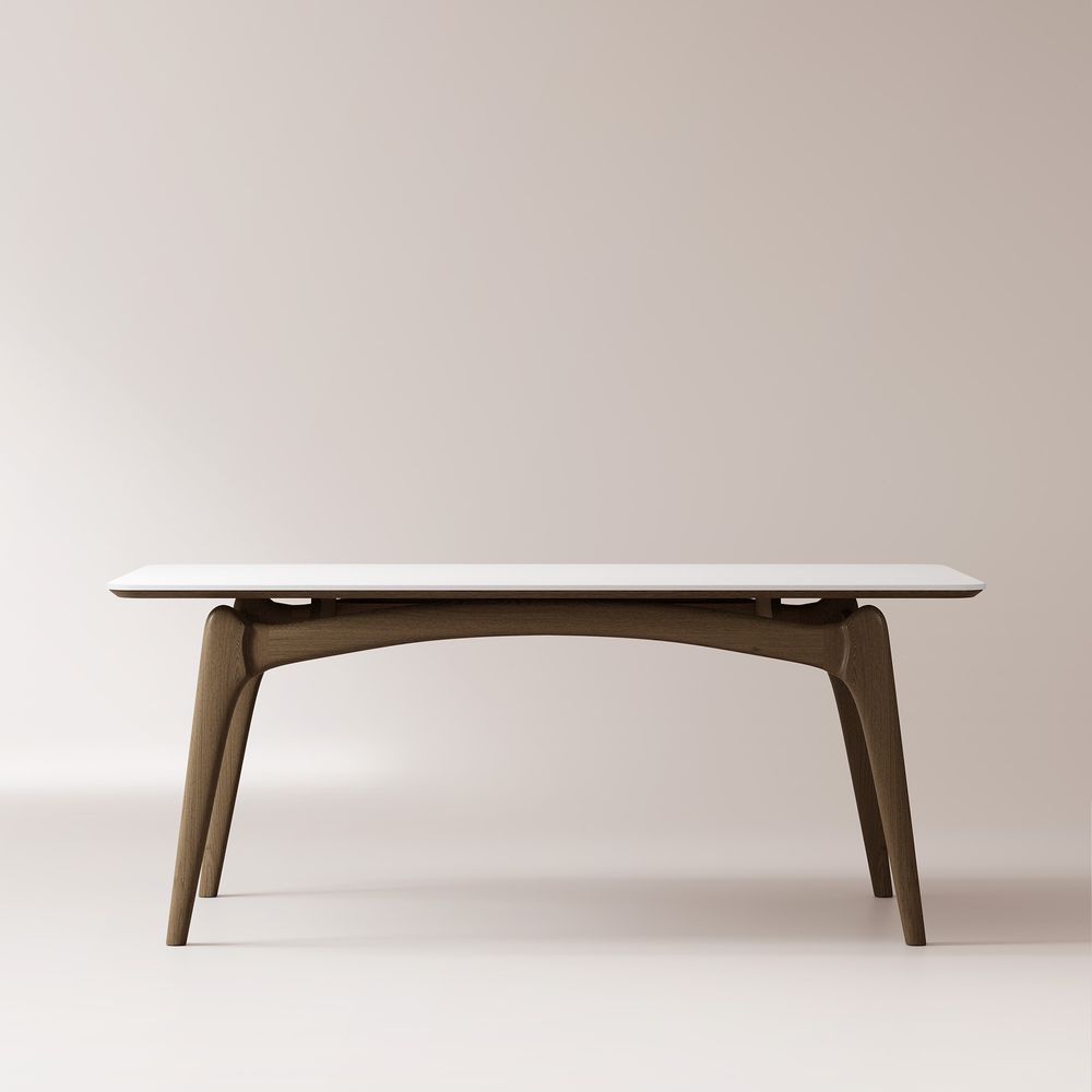70 Inch Modern Sintered Stone Rectangle Dining Table