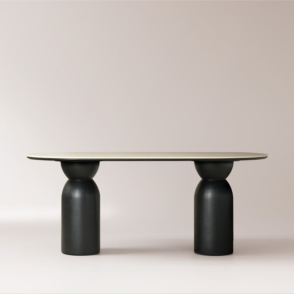 72 Inch Modern Oval Dining Table