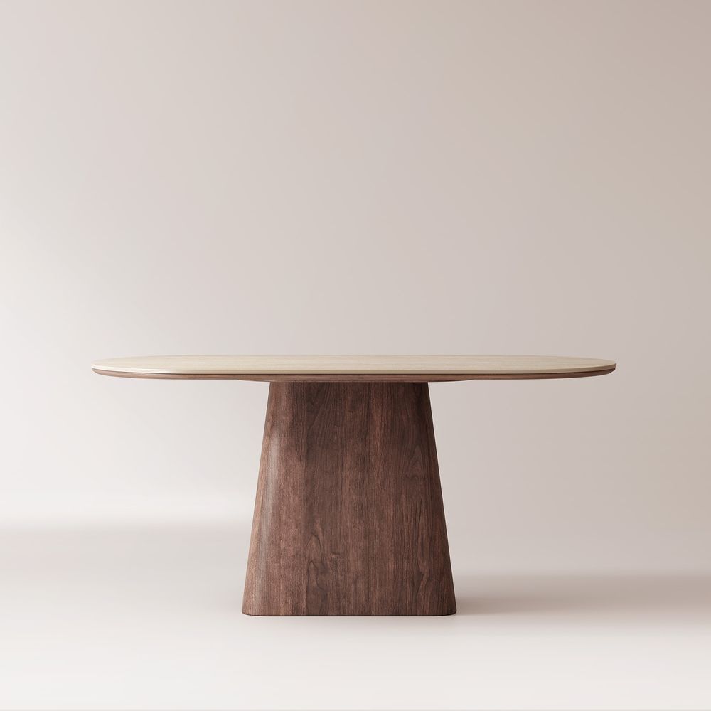 63 Inch Sintered Stone Dining Table