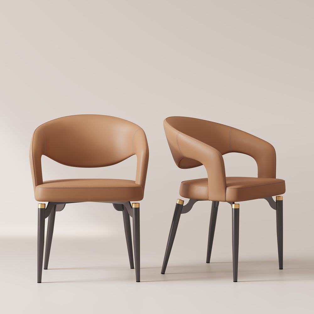 Tan Dining Chair