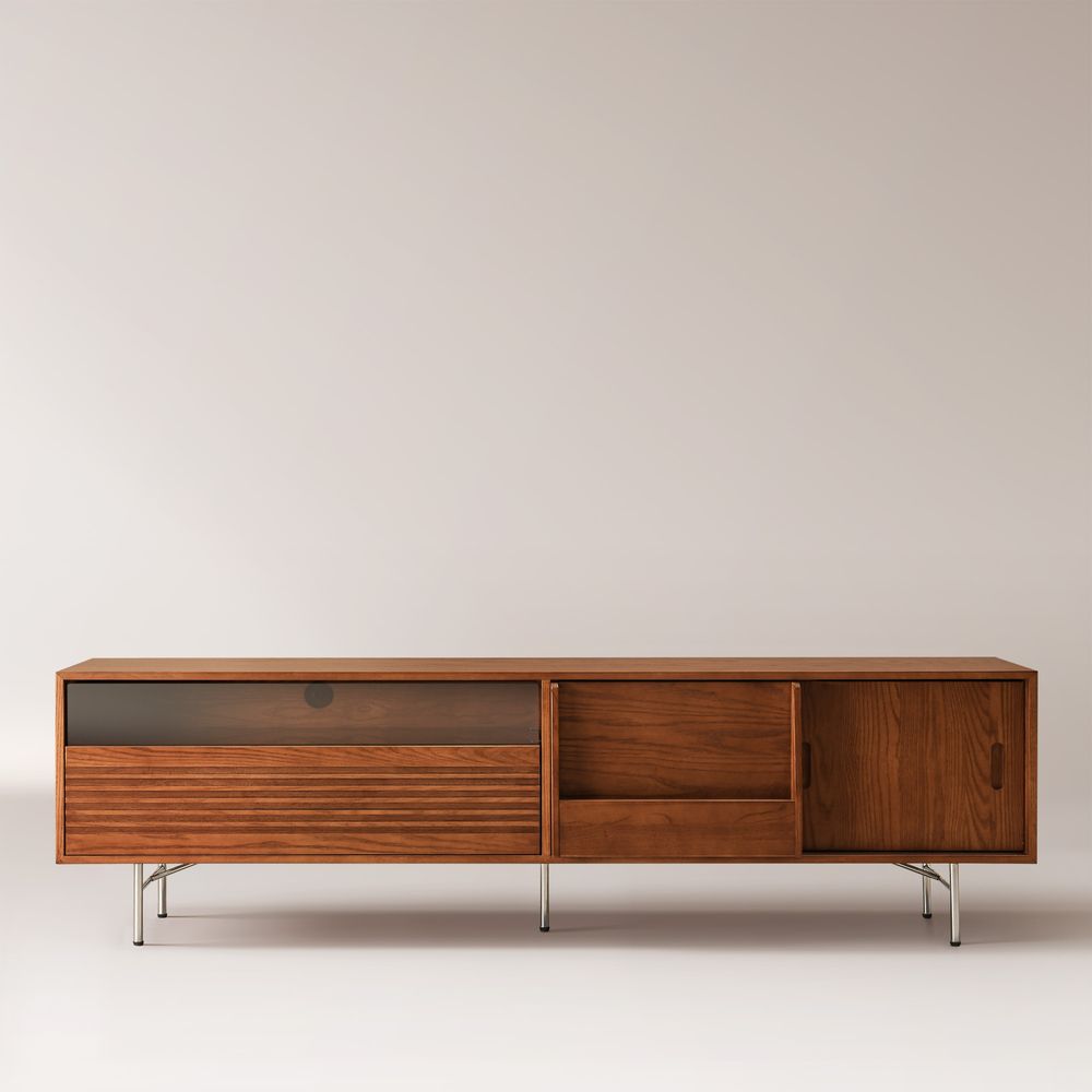80 inch Sliding Door TV Stand