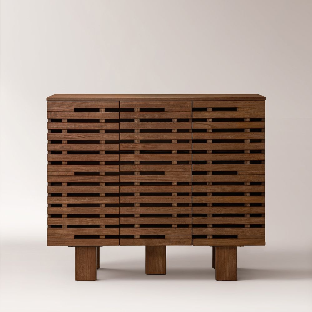 Walnut Wood Shoe Storage