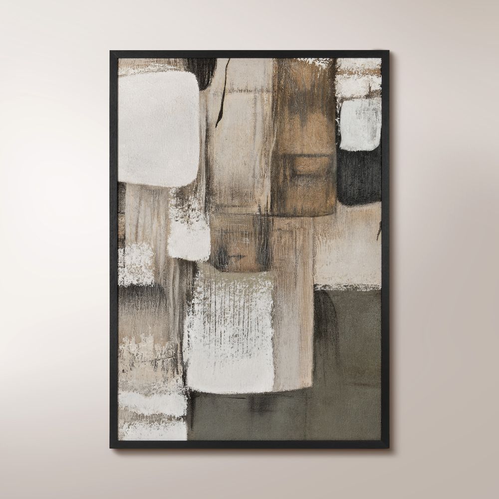 abstract handcrafted wall art