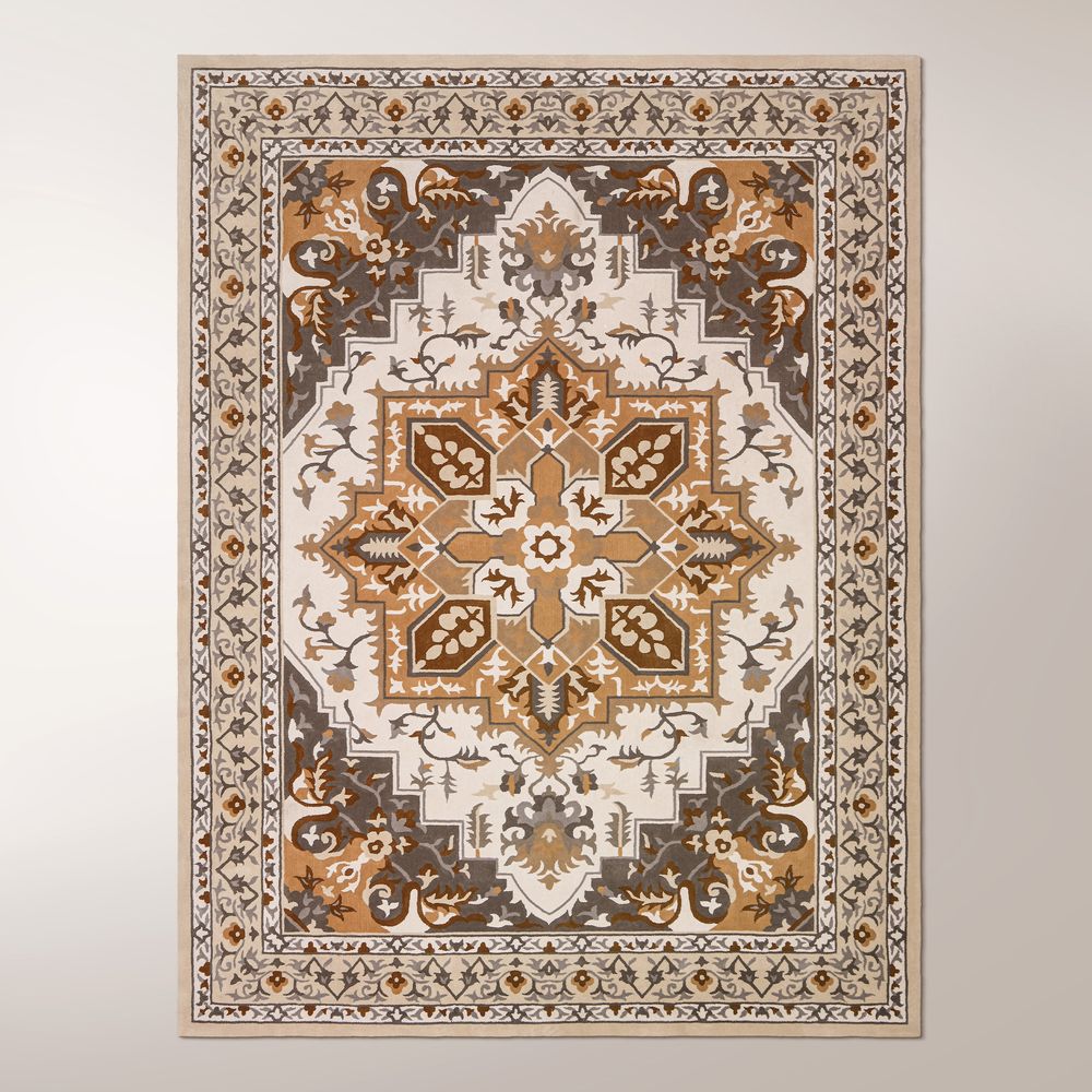 handwoven wool Persian rug