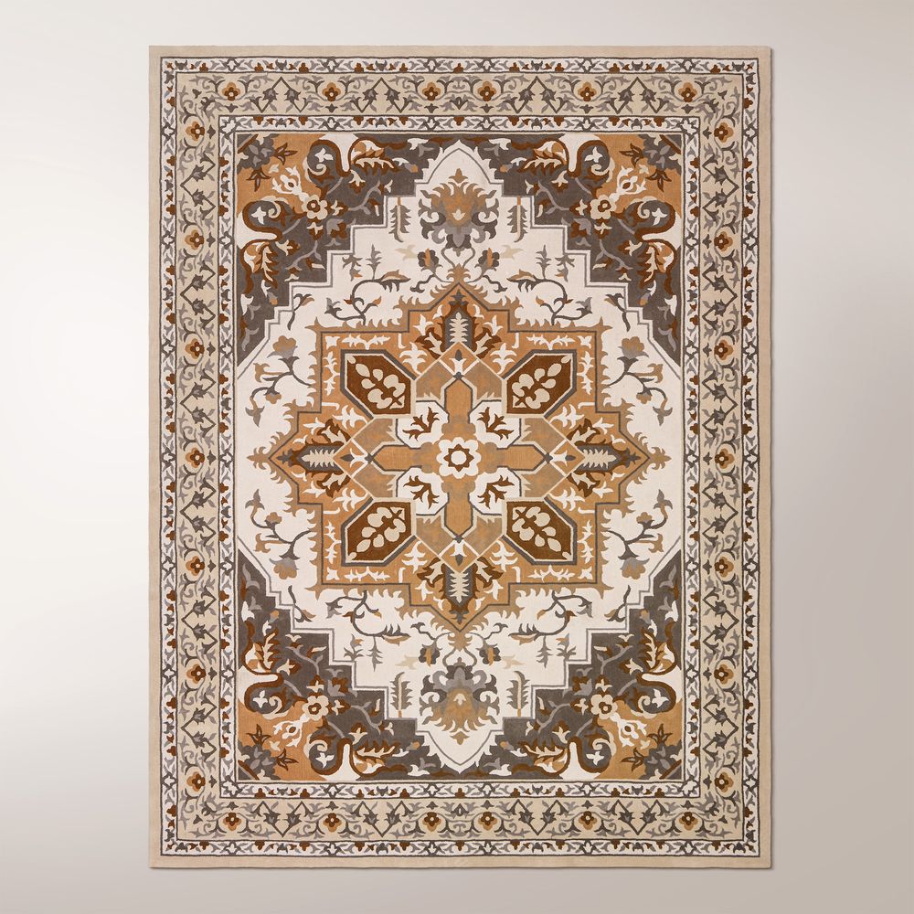 handwoven wool Persian rug