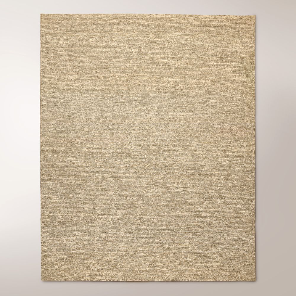 beige handwoven wool area rug