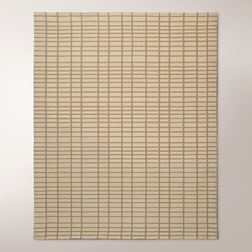 grain pattern handwoven area rug