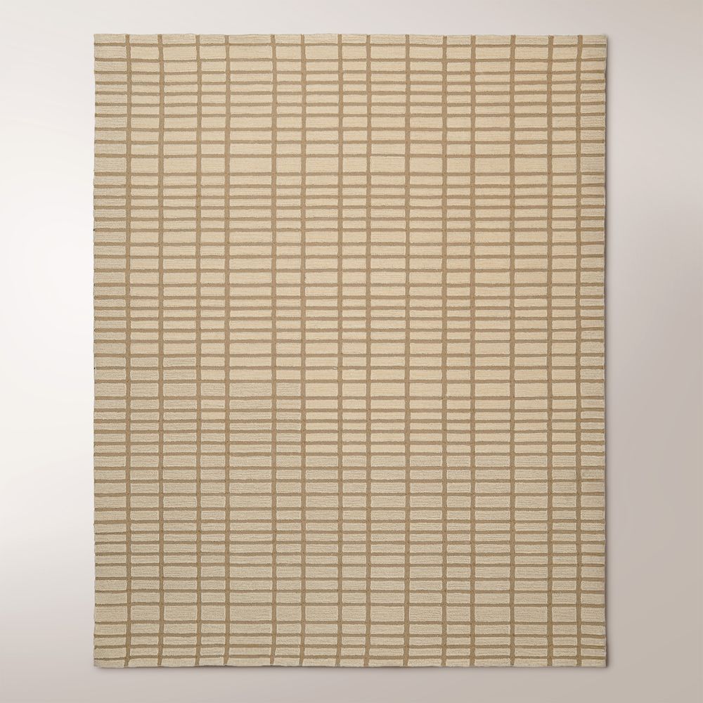 grain pattern handwoven area rug