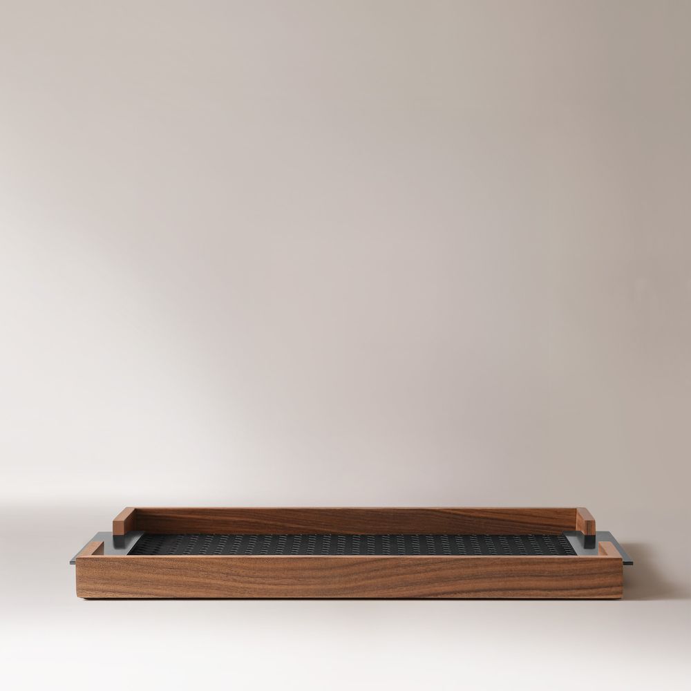walnut serving tray