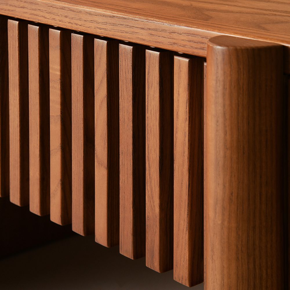 Coffee Table with Ash Wood Grain