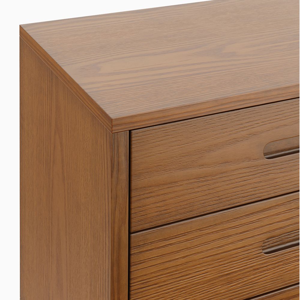 Corner of Mid Century Modern Tall TV Stand