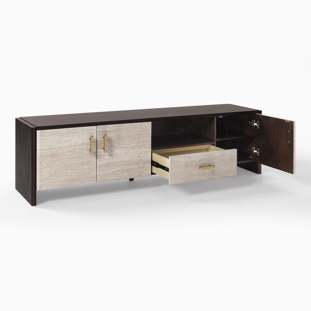 70 inch Oak TV Stand with Storage