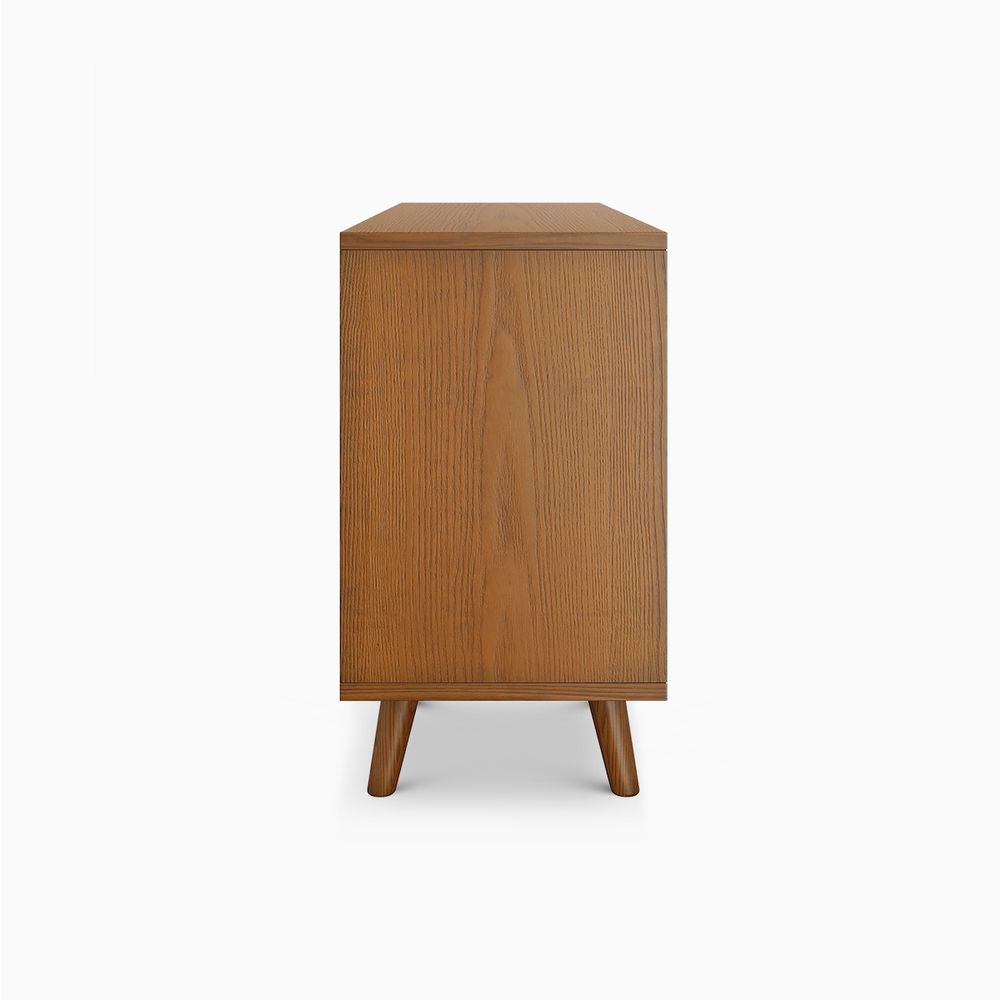 Side of Mid Century Modern Tall TV Stand