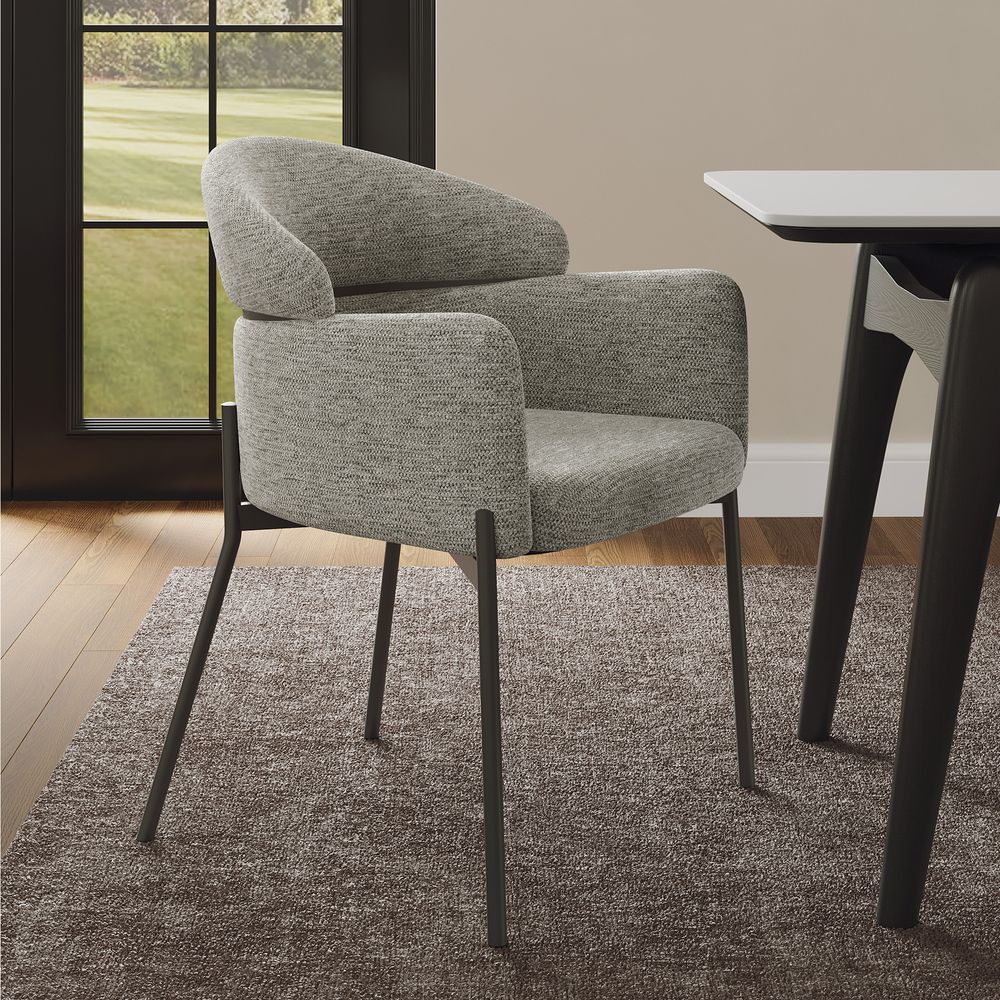 Modern Grey Dining Chairs Set for Dining Room
