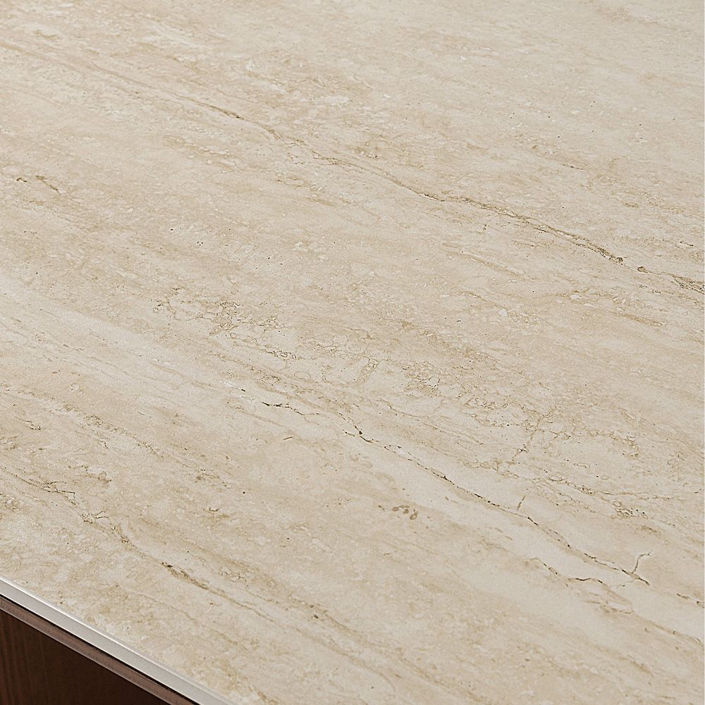 Retangular Dining Table with Beige Dining Table