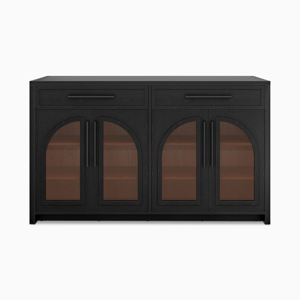 Black Kitchen Island