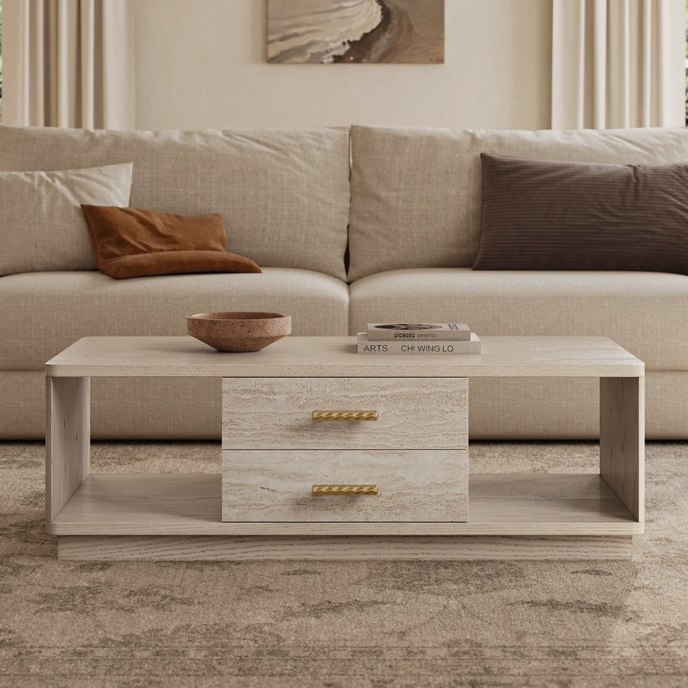 storage coffee table side of sofa