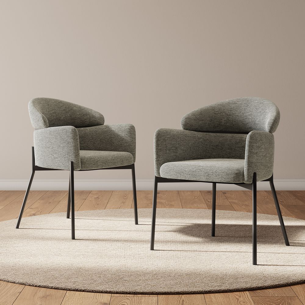 Grey Dining Chairs Set for Dining Room