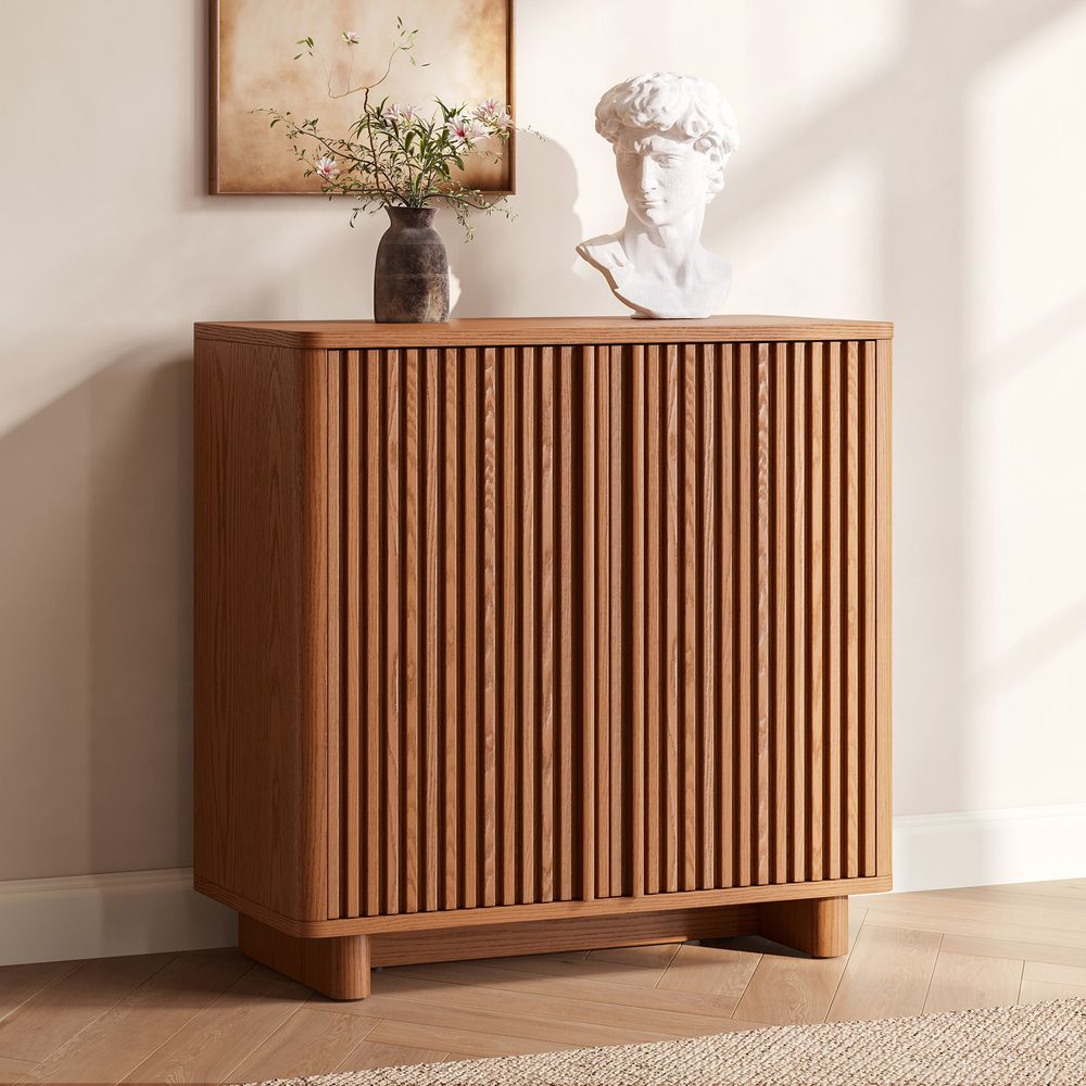 Small Wood Cabinet in midcentury design