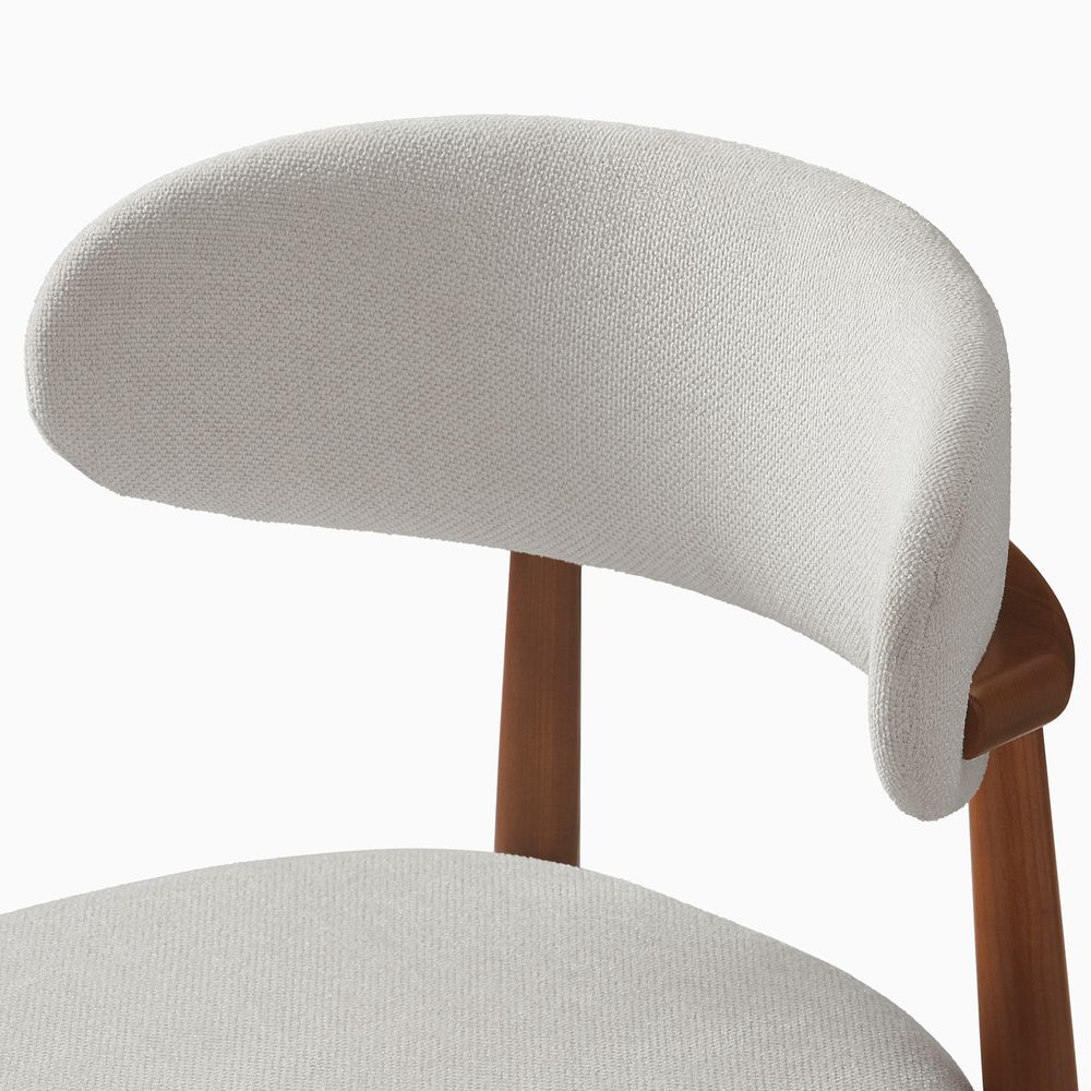 Modern Dining Chair with Ash Wood Frame