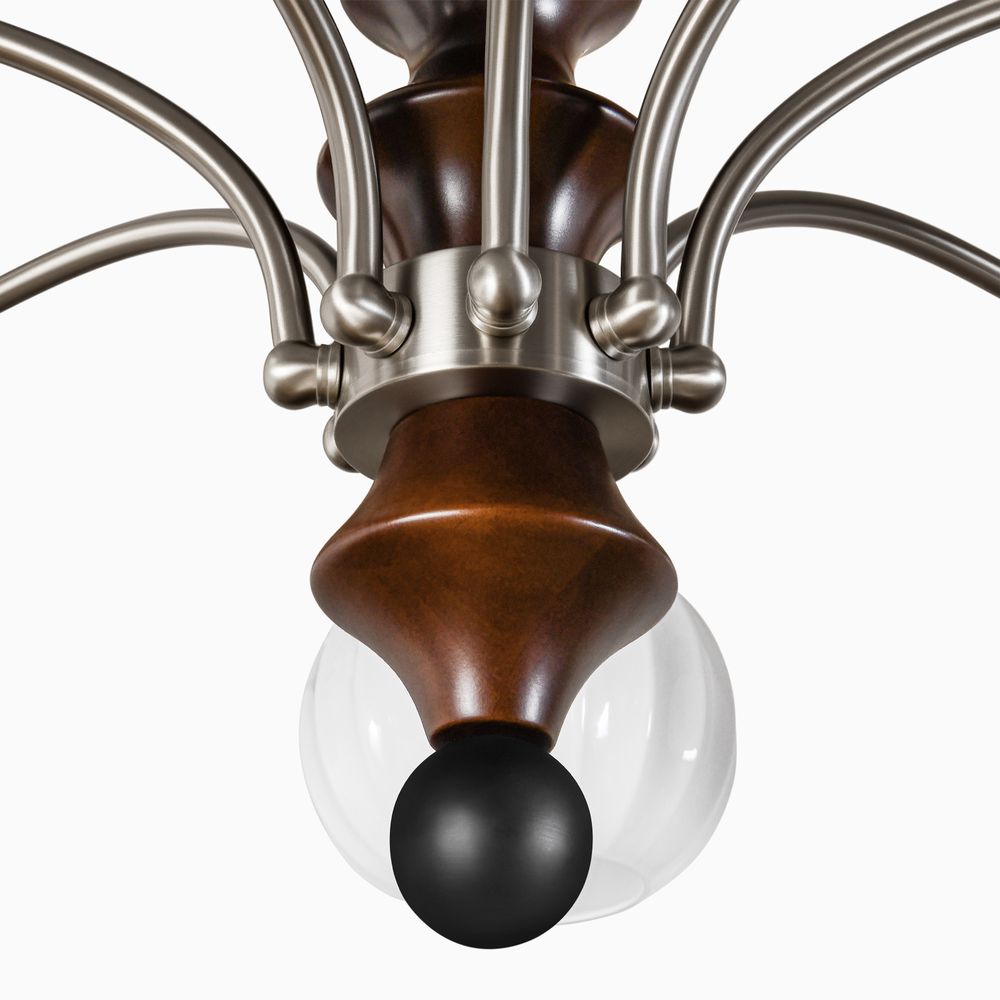 wooden decor chandelier