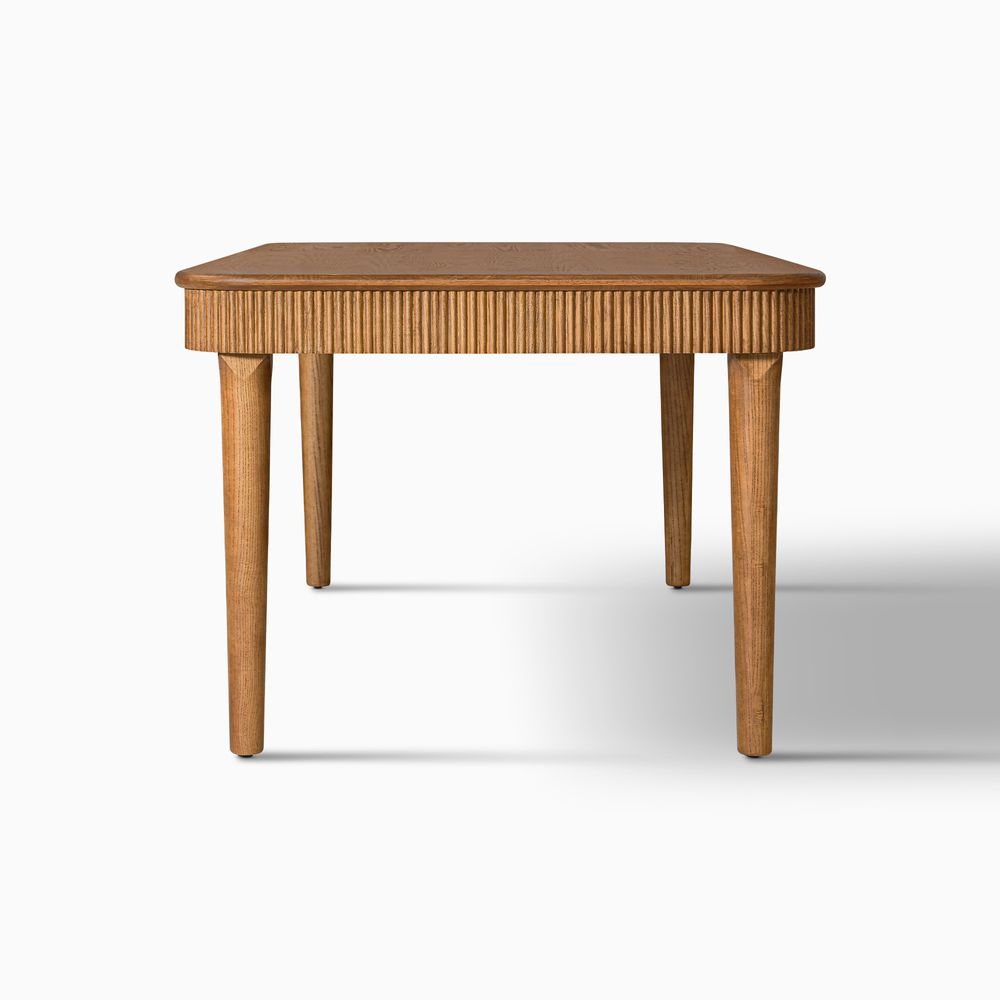72"-92" Brown Dining Table
