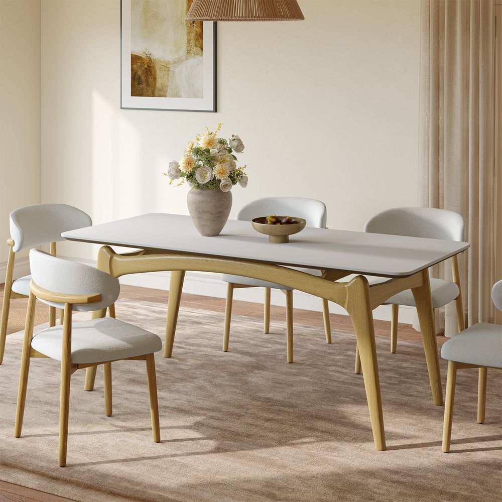 Modern Sintered Stone Dining Table for Dining Room