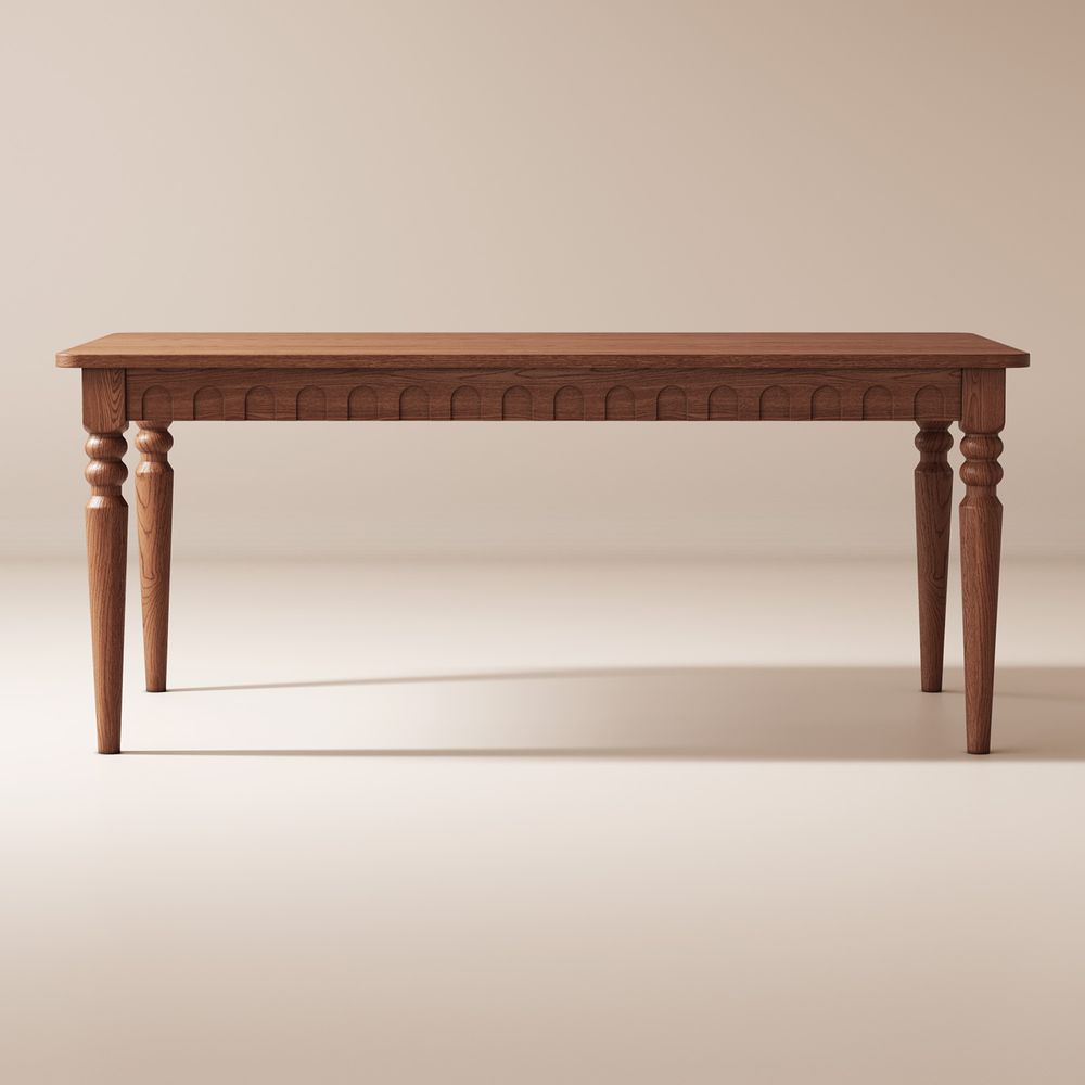 70 Inch Mid Century Dining Table