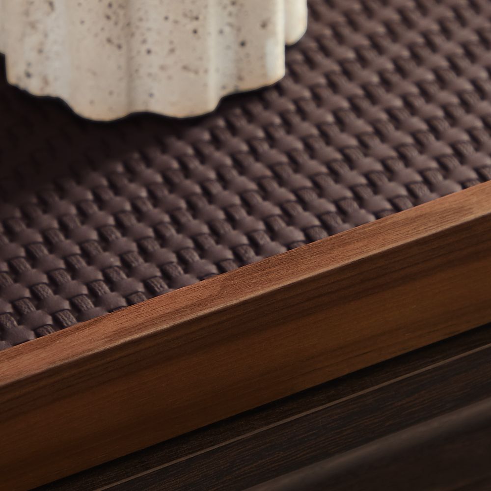 solid walnut serving tray