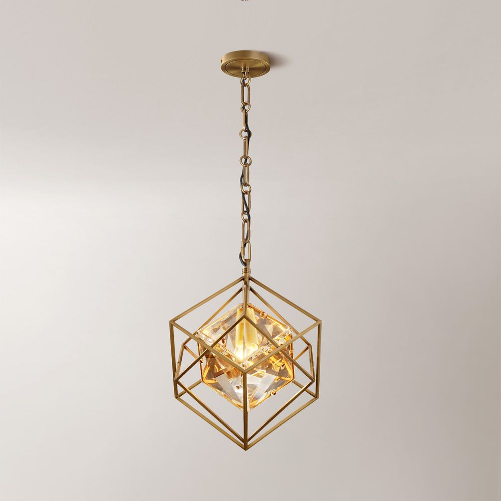 crystal pendant light