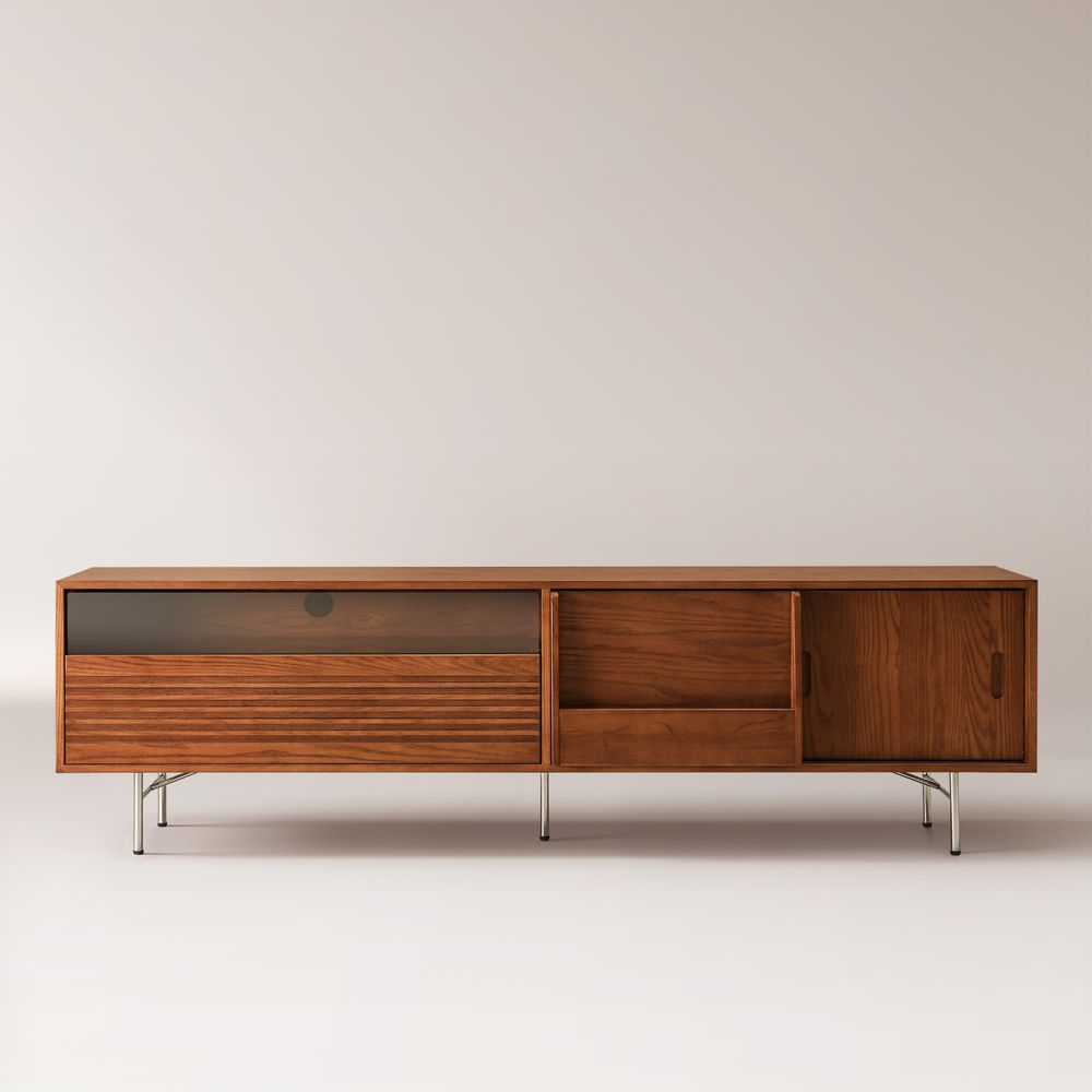 80 inch Sliding Door TV Stand