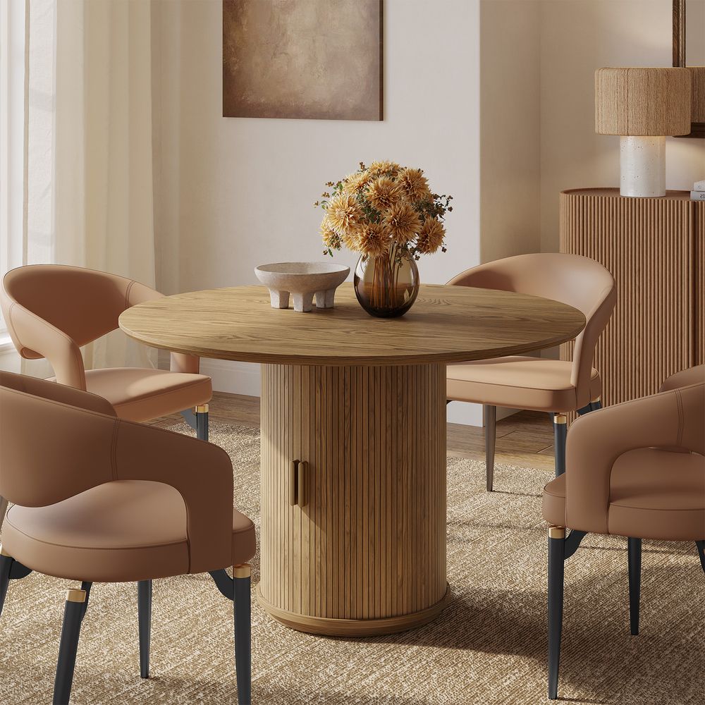 48 Inch Rouud Dining Table with Stroage