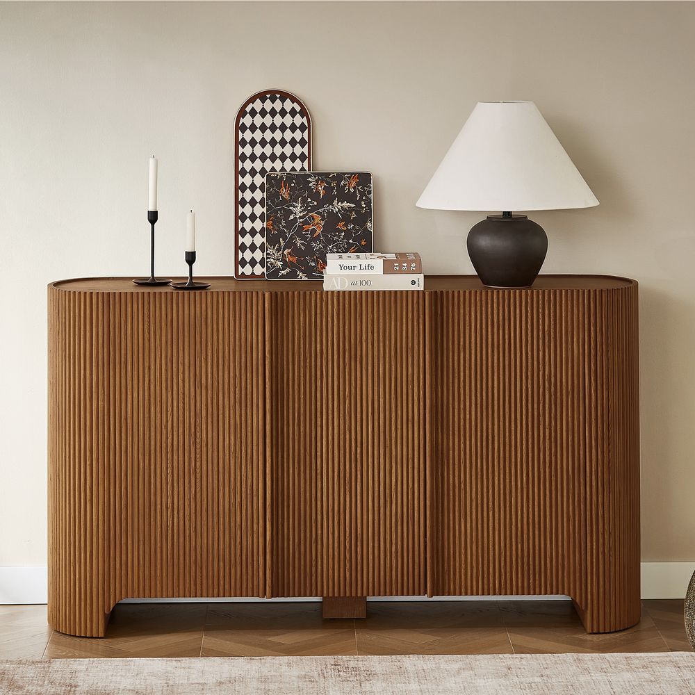 kitchen walnut sideboard cabinet