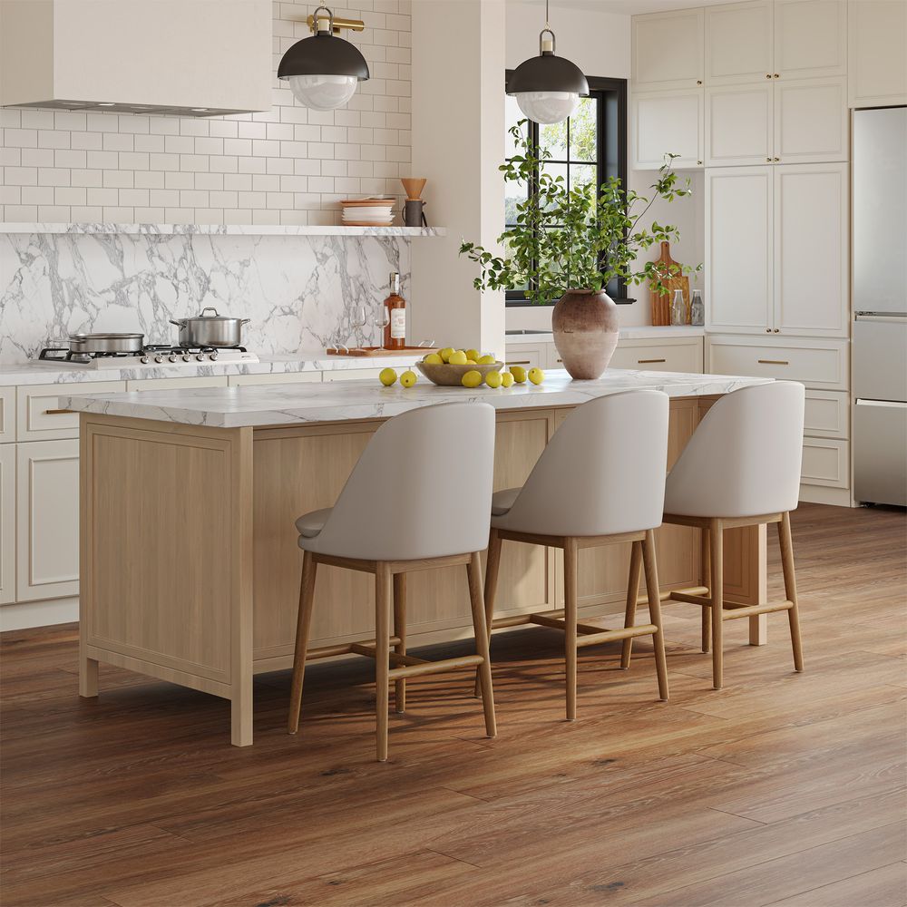 Modern Ash Wood Counter Bar Stool for Dining Room