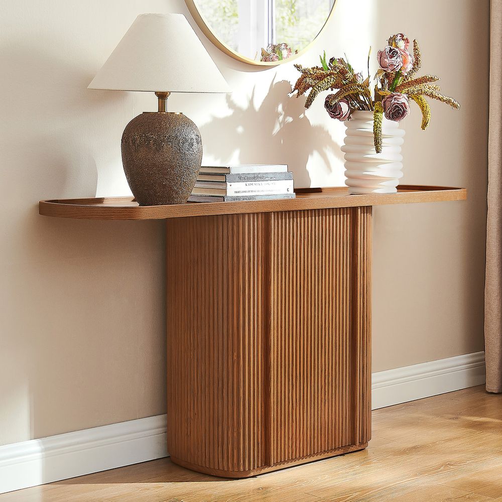 long console table for entryway