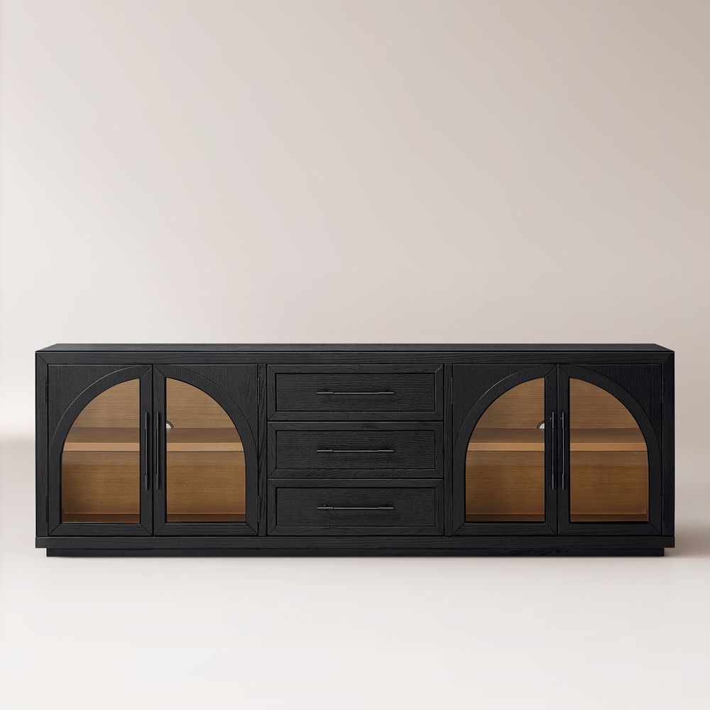 Black Oak TV Stand
