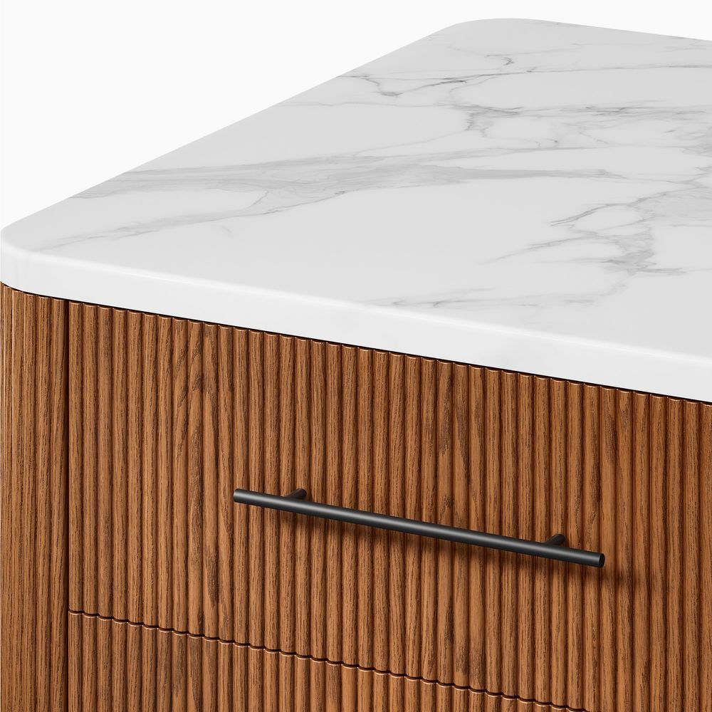 90 Inch Marble Kitchen Island Black Handles