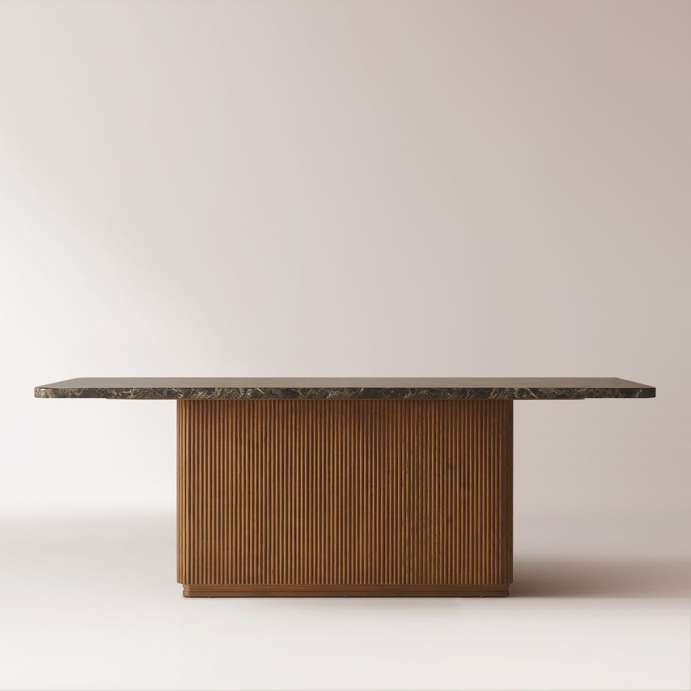 84 Inch Marble Dining Table