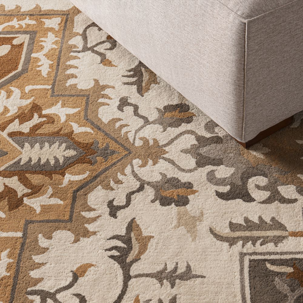 handwoven wool Persian rug