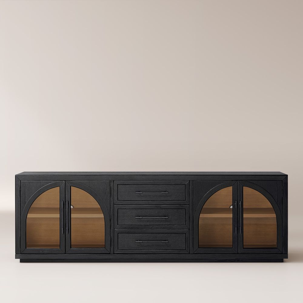 Black Oak TV Stand