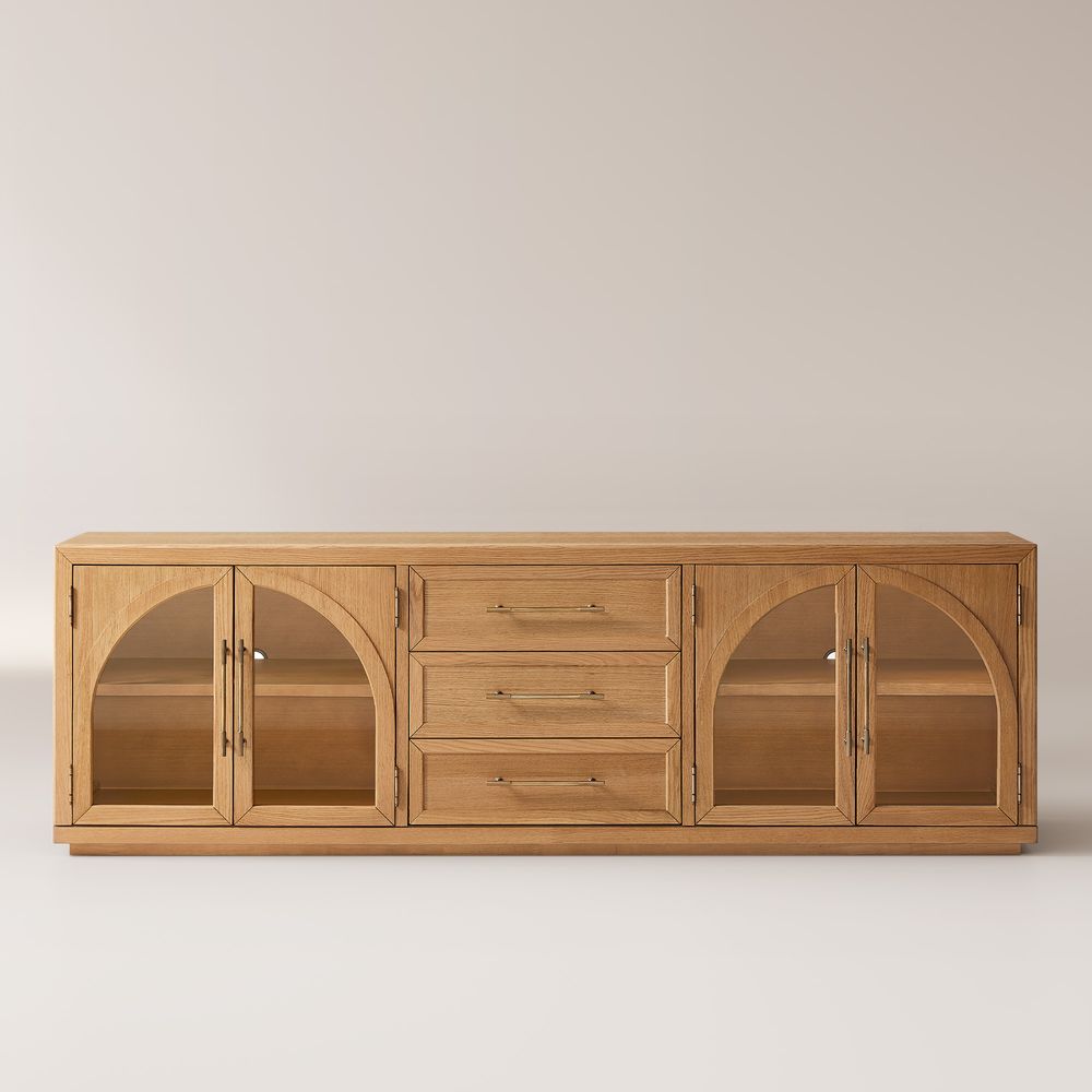 Natural Oak TV Stand