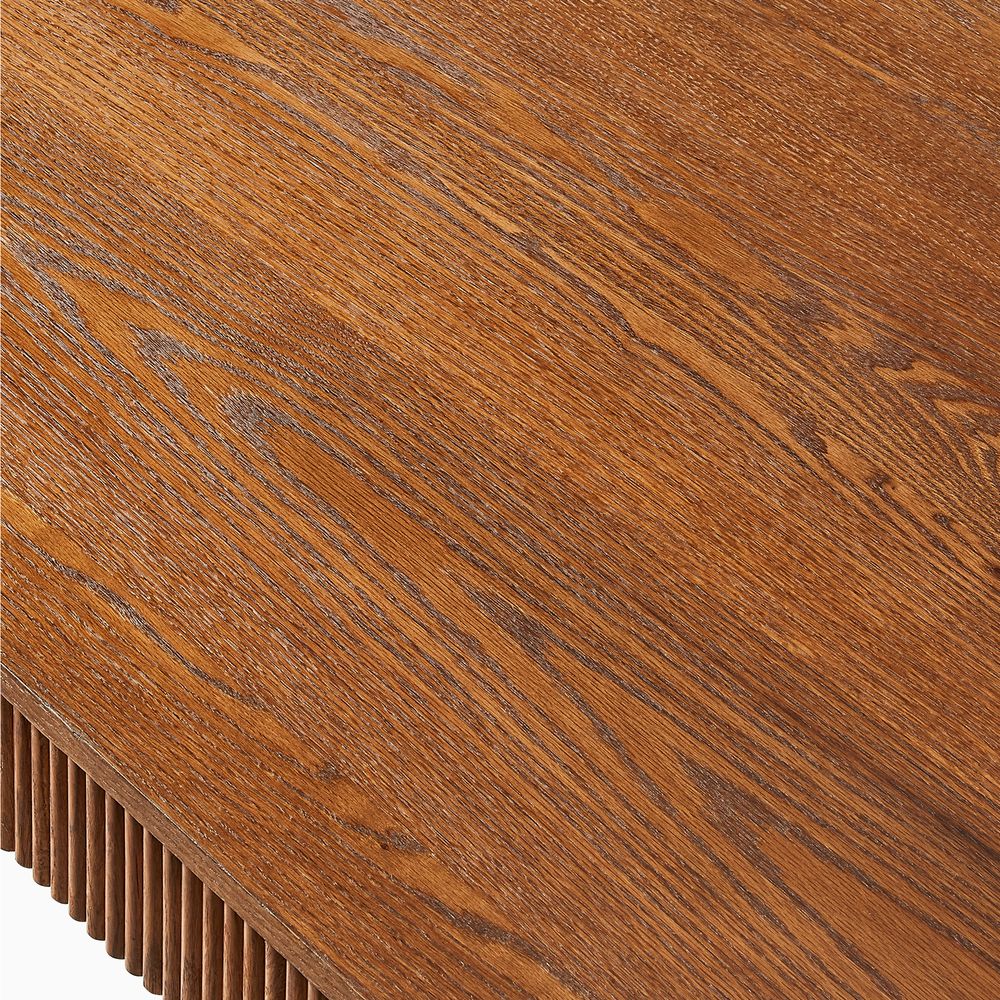 84" Dining Table with Oak Veneer