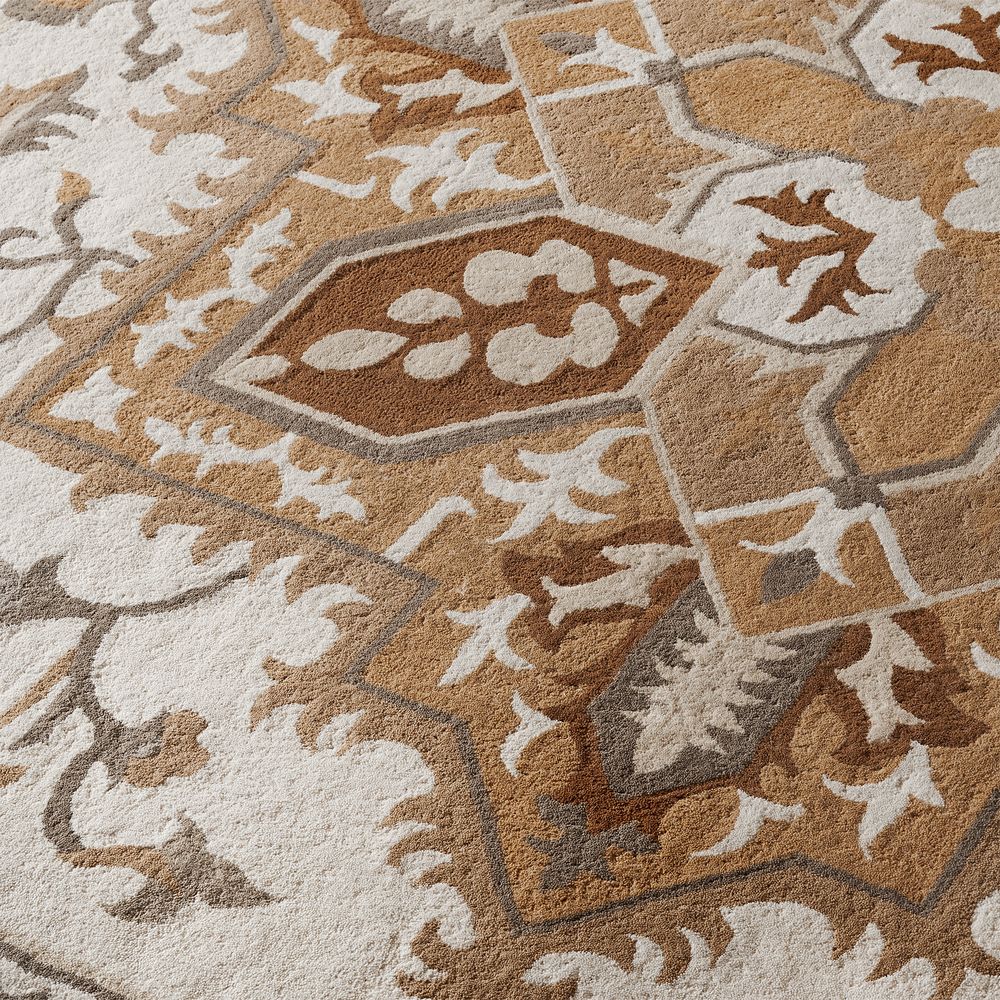 handwoven wool Persian rug