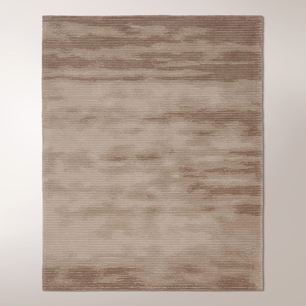 dark brown handwoven wool area rug