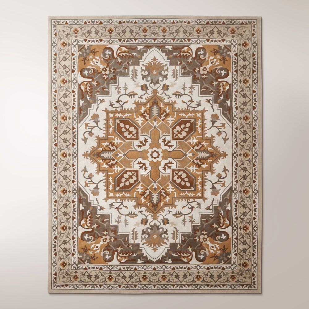 handwoven wool Persian rug