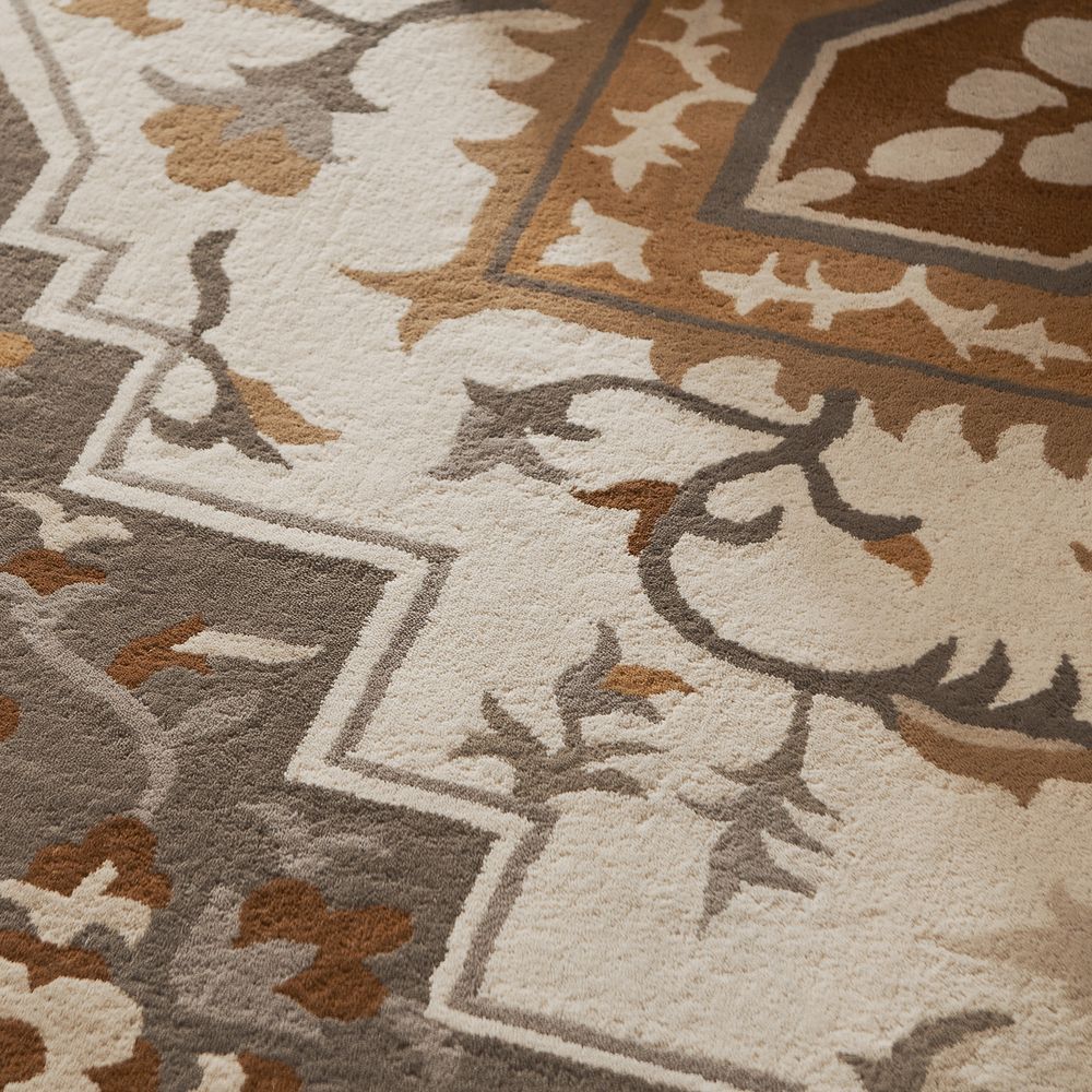 handwoven wool Persian rug
